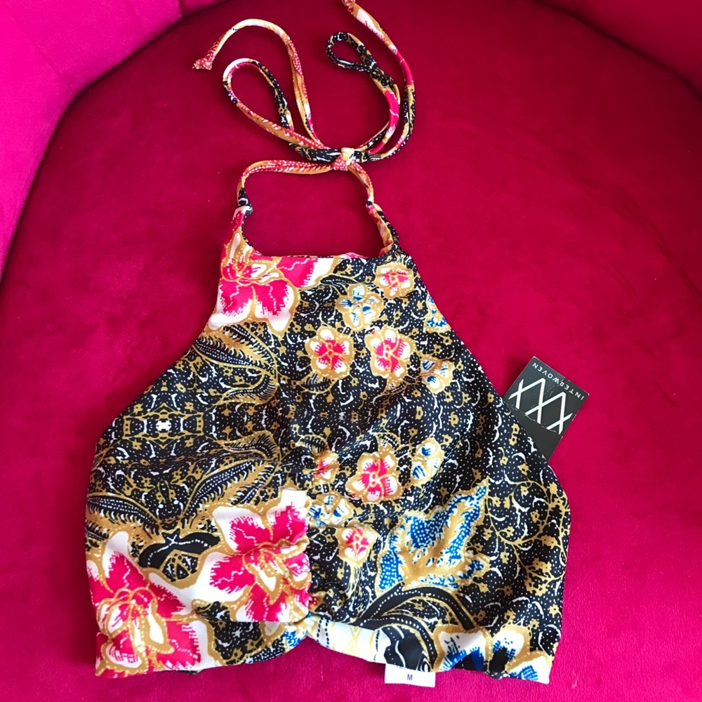 Beach Riot High Neck Halter Bikini Top! - Picture 2 of 5