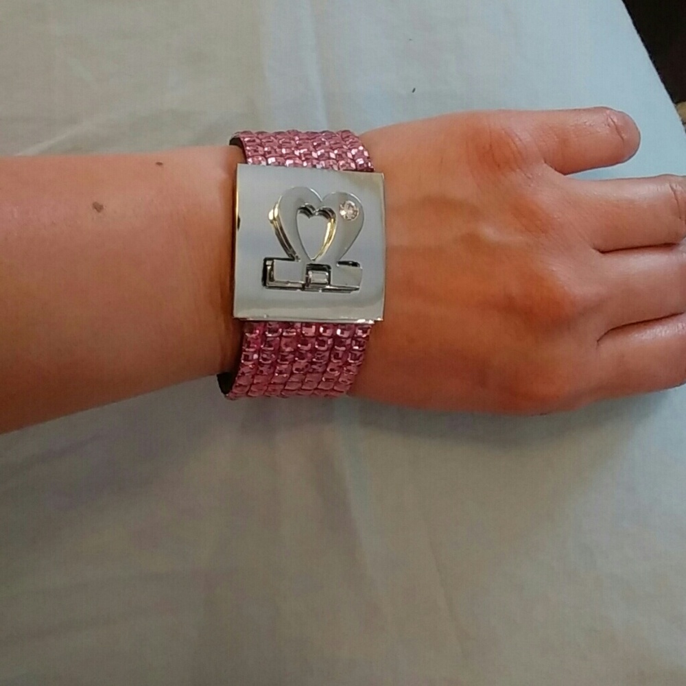 😍💎New Crystals rhinestone hand bracelet cuff - Picture 1 of 4