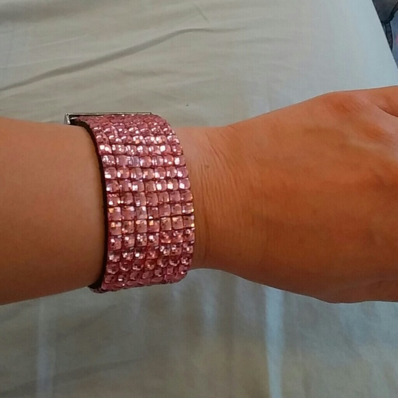 😍💎New Crystals rhinestone hand bracelet cuff - Picture 2 of 4