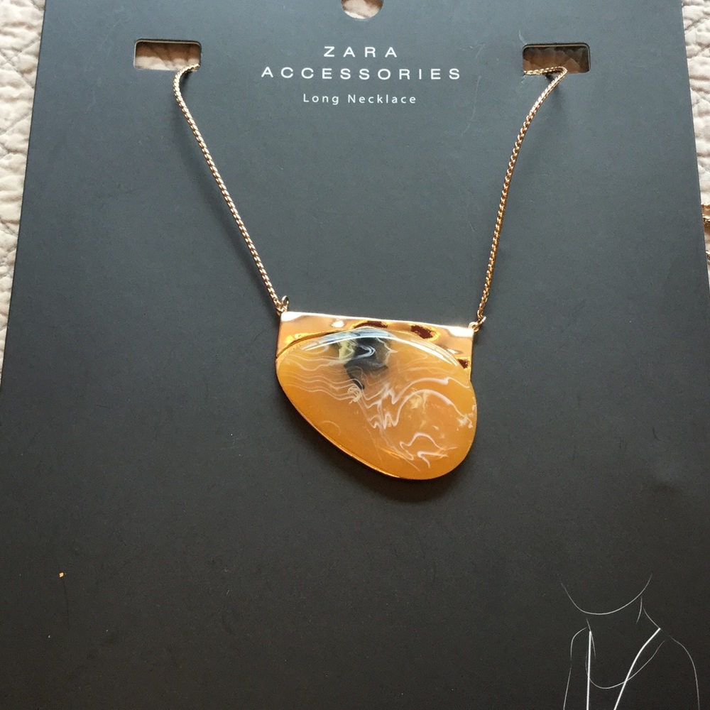 Zara Long Necklace NWT