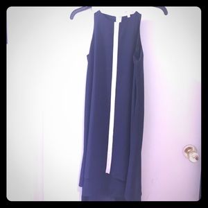 Chiffon blue dress