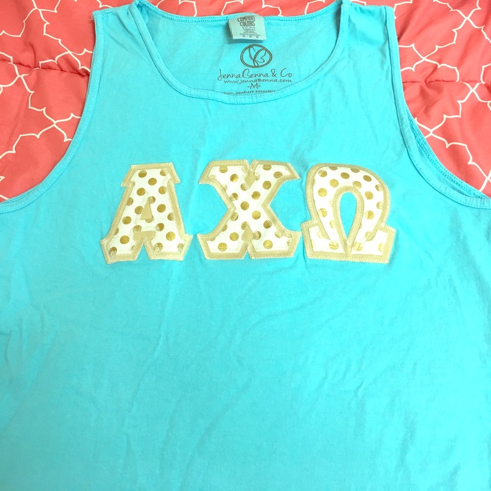 Alpha Chi Omega bid day tank!