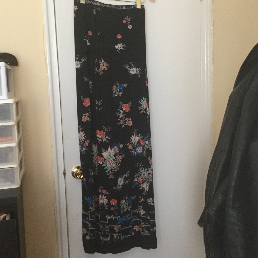 Vilshenko long floral skirt