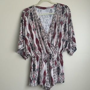 Lovely Patterned Cotton Romper