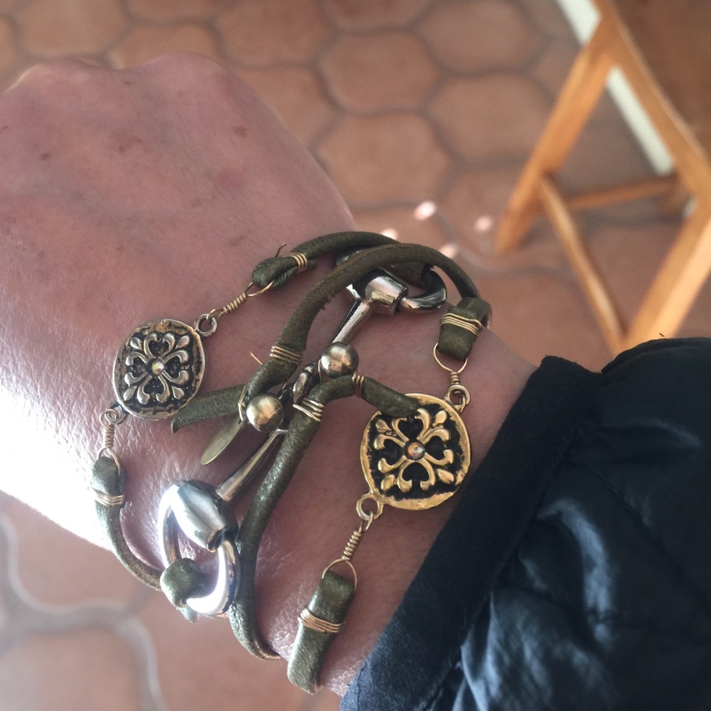 Designer wrap bracelet by Rachel Abroms