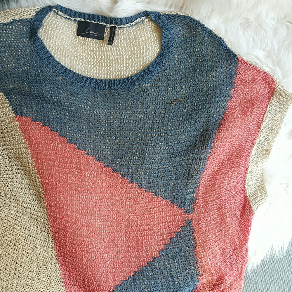 Oversized cover up top.