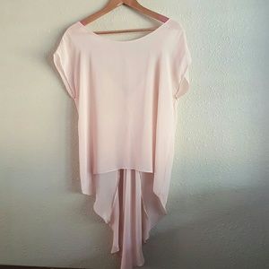 Chiffon low back top