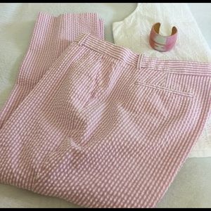 J. Crew seersucker Cafe Capris