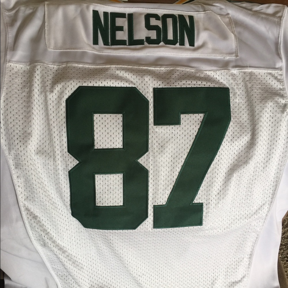 Stitched Green Bay "Nelson" Jersey