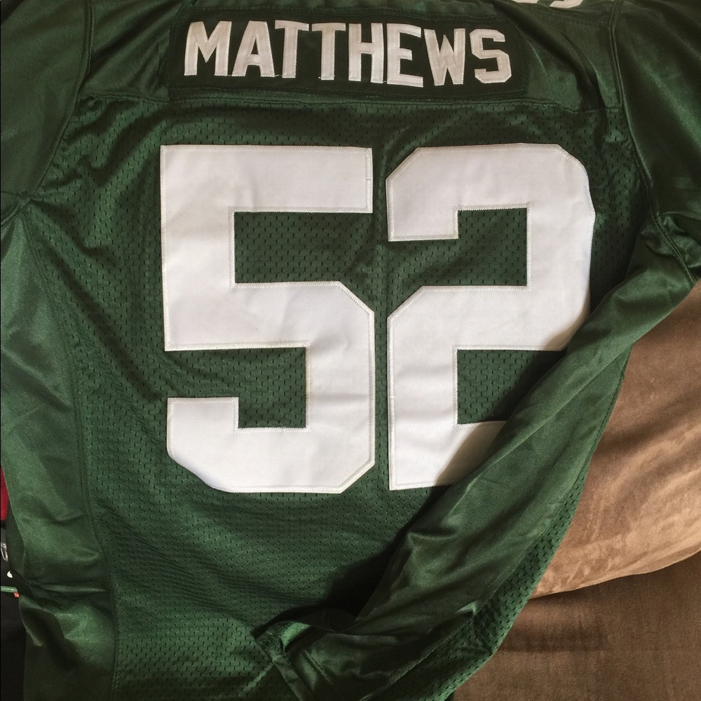 Stitched Green Bay "Matthews" Jersey