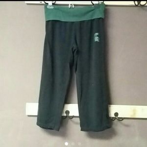 MSU Michigan State Yoga Capri