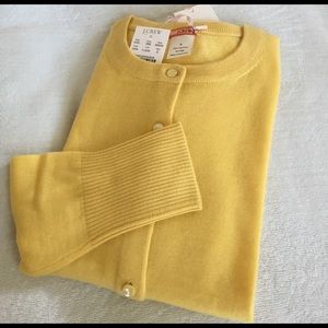 🆕 NWT J. Crew summer weight cashmere cardigan