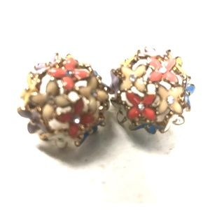 Pastel colored earrings