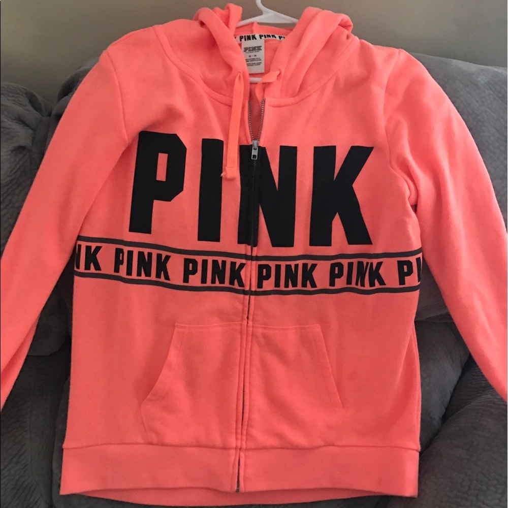 VS Pink full zip hoodie