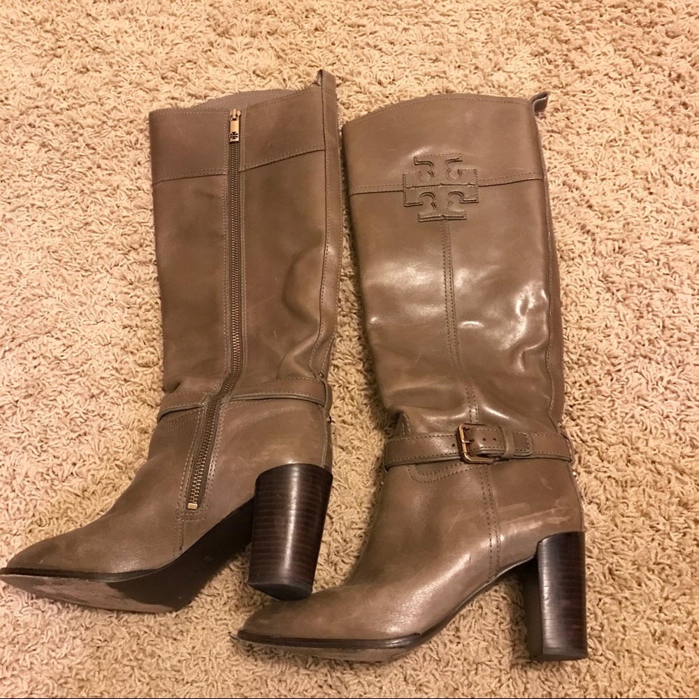 Tory Burch riding boots with heel