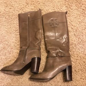 Tory Burch riding boots with heel