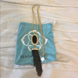 Kendra Scott Gold Dusted Rayne Necklace in Black