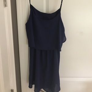 Tobi Royal blue open-back dress