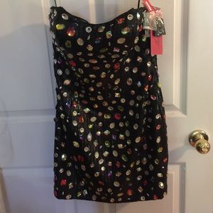 Sticks and stones beautifully beaded short formal