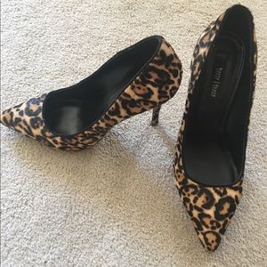 White House Black Market leopard Olivia Pumps