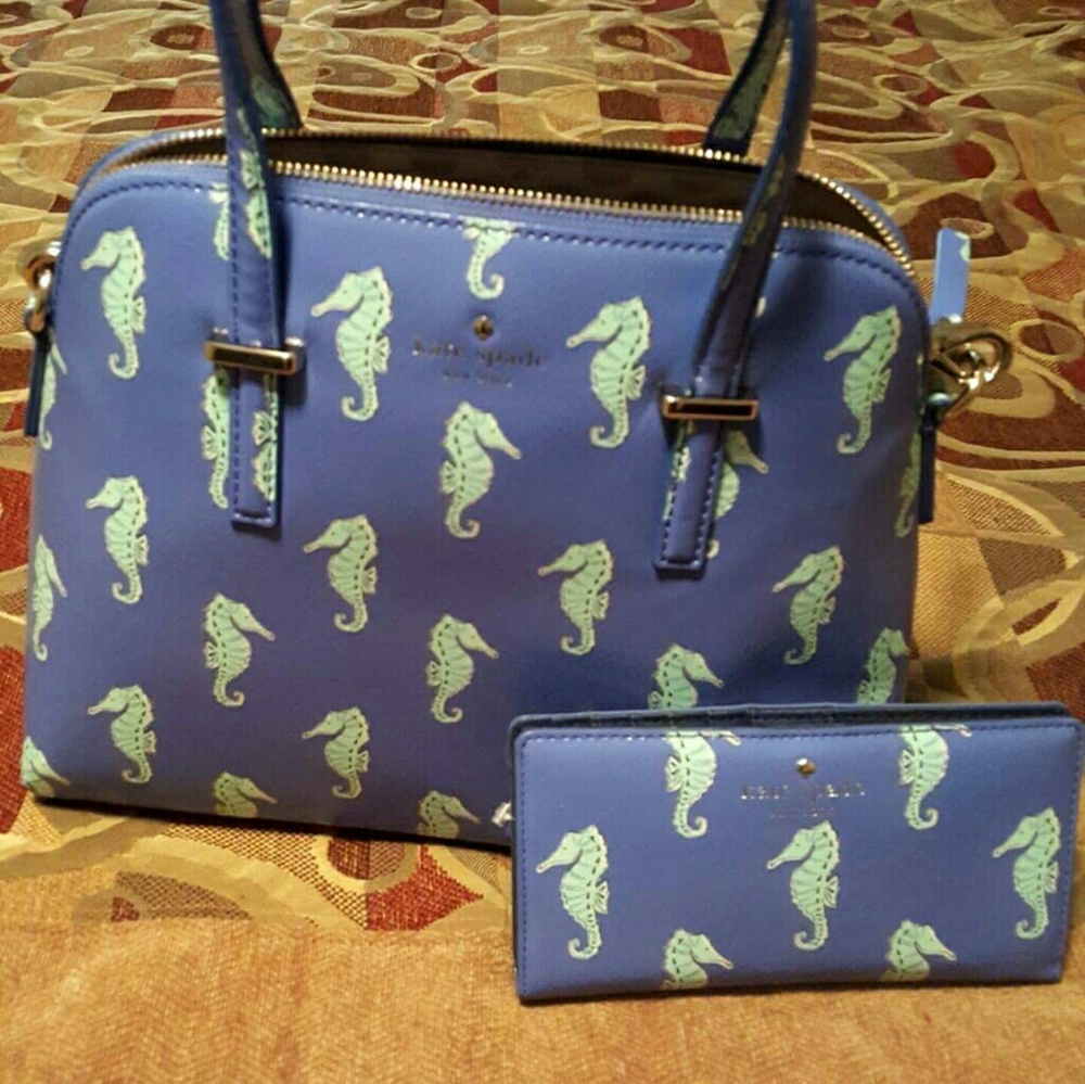 Seahorse kate spade set