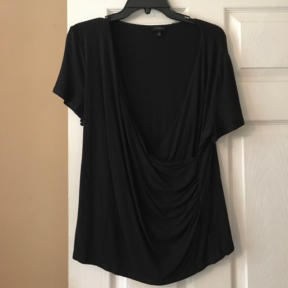 Talbots wrap shirt