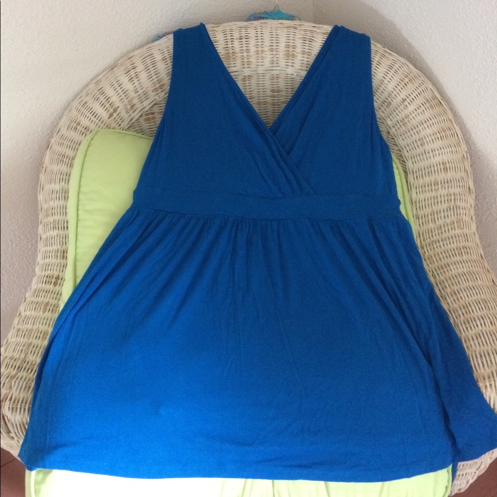 Peacock Blue Top Size XXL