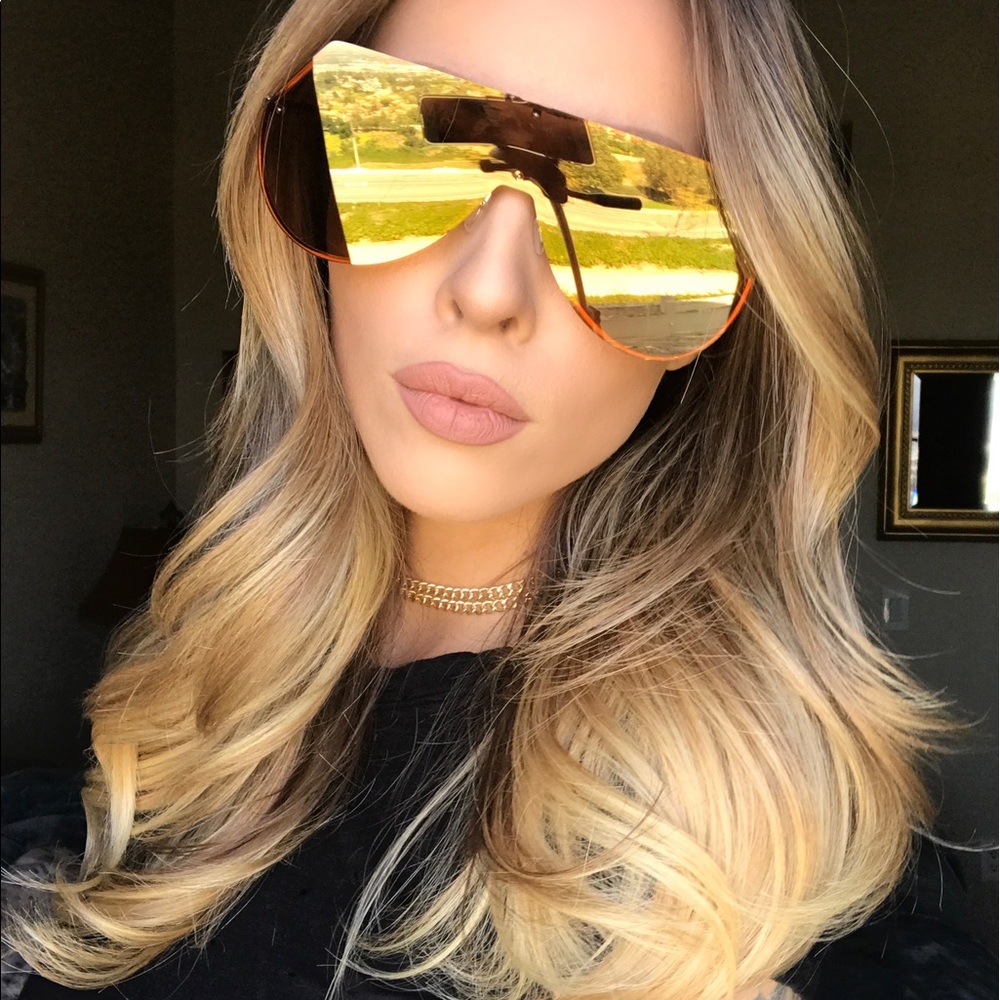 Large framed sunglasses