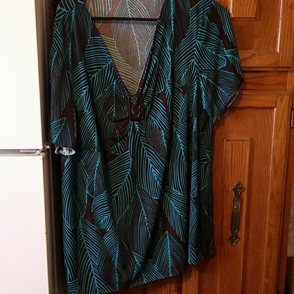 Black with real stripes blouse