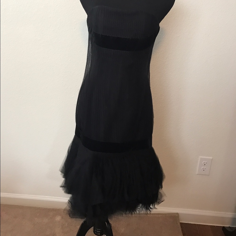 Black Angel Sanchez cocktail evening Dress sz 4