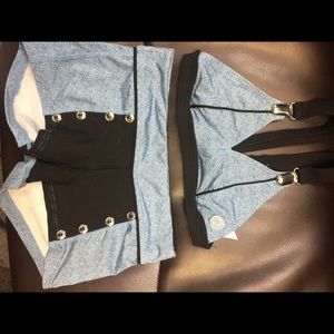 California Kisses dance/gymnastics outfit