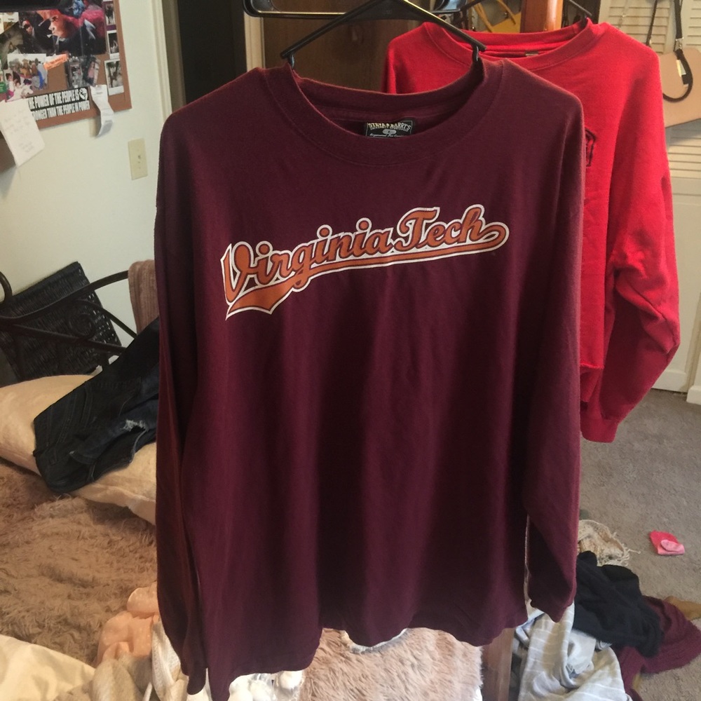 Vintage Virginia Tech long sleeved t-shirt