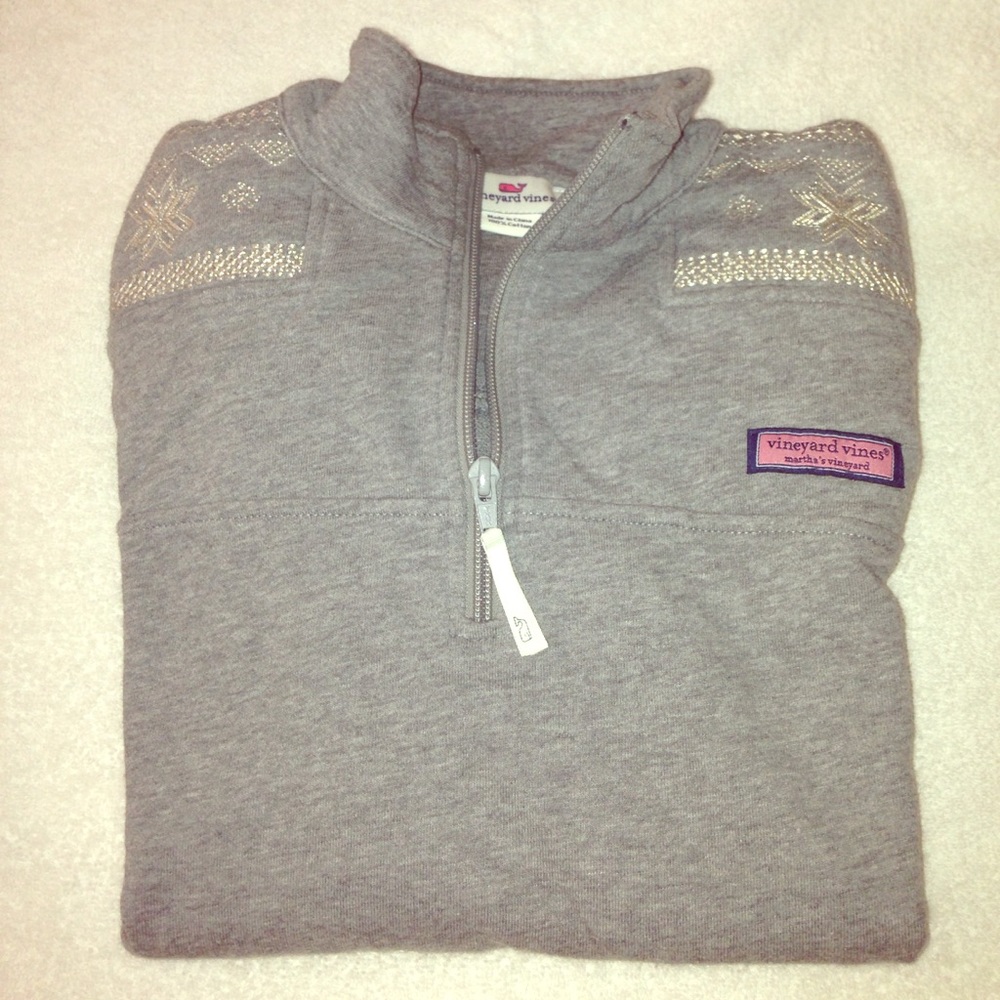 Grey Winter Themed Shep Shirt