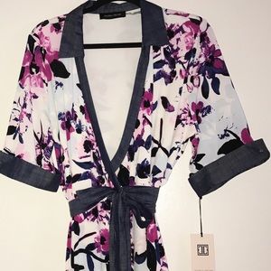 Ivanka Trump Floral Wrap Dress