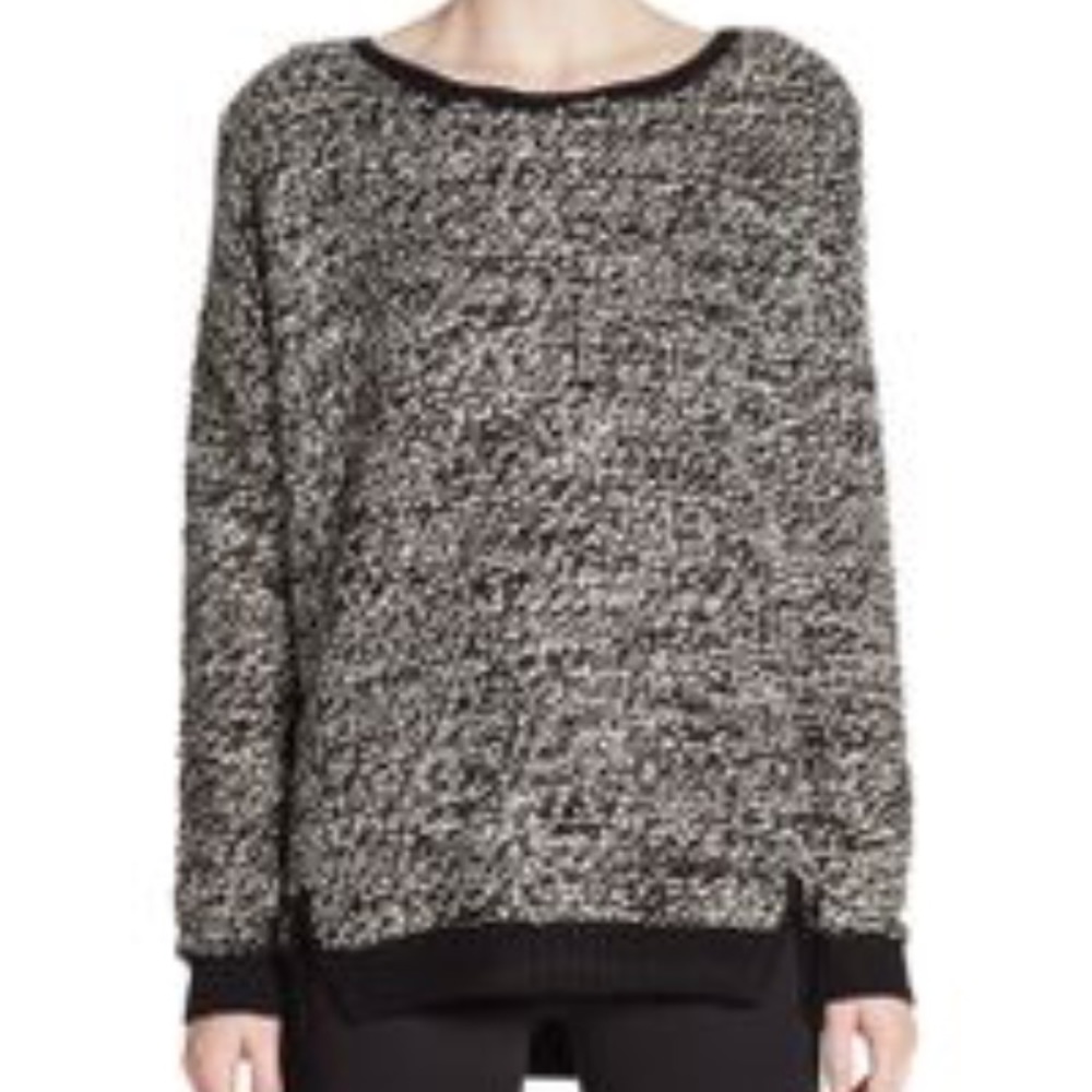 5/48 black white oversized sweater