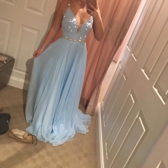 Sherri Hill Dresses & Skirts - Sherri Hill Light Blue Prom Dress