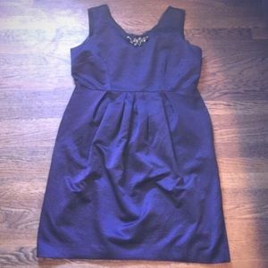 Purple cocktail dress