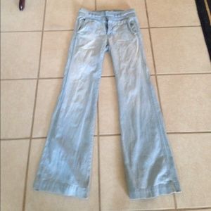 7 FOR ALL MANKIND SZ 27x34 LIGHT WASH FLARE JEANS