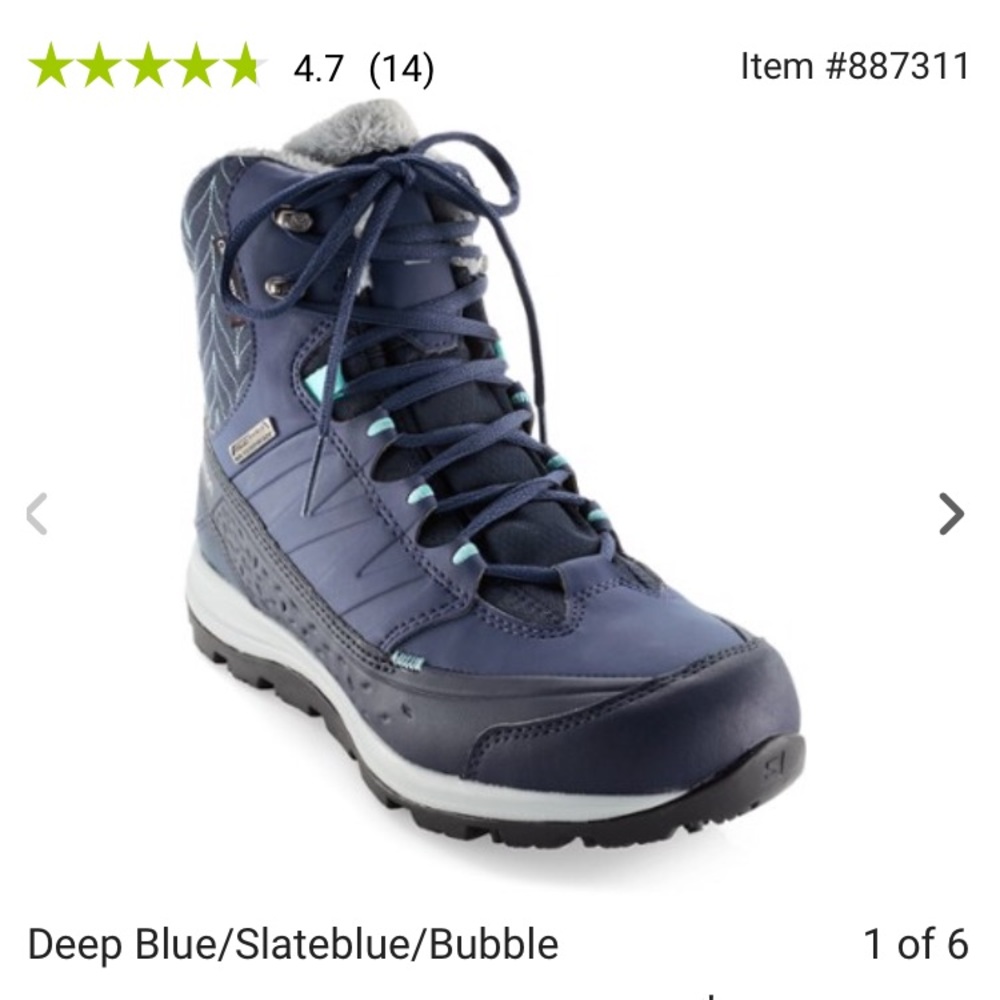 New Solomon REI Hiking Snow Boots