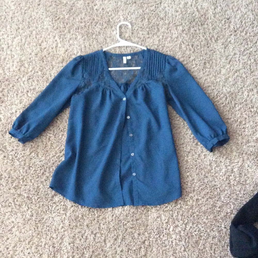 Sheer Lace Blouse