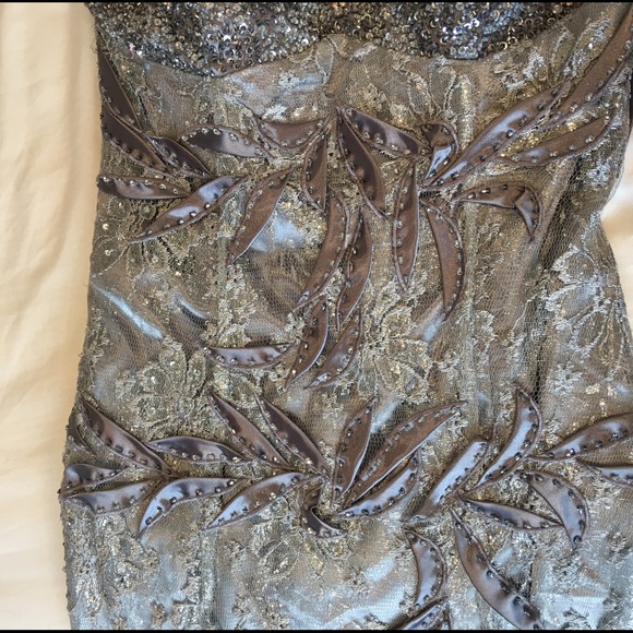 Prom Silver Gown - Picture 4 of 8