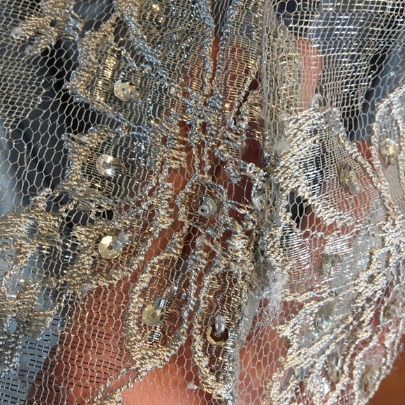 Prom Silver Gown - Picture 5 of 8