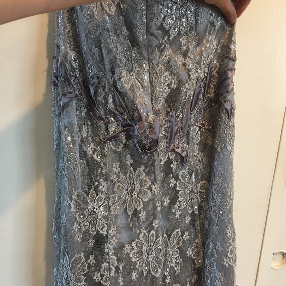 Prom Silver Gown - Picture 8 of 8