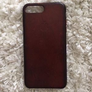 iPhone 7 Plus Saddle Brown leather case by Apple