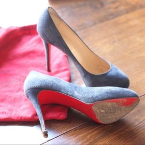 Christian Louboutin Navy Pumps
