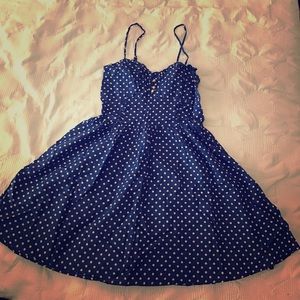 Blue Polka Dot Dress