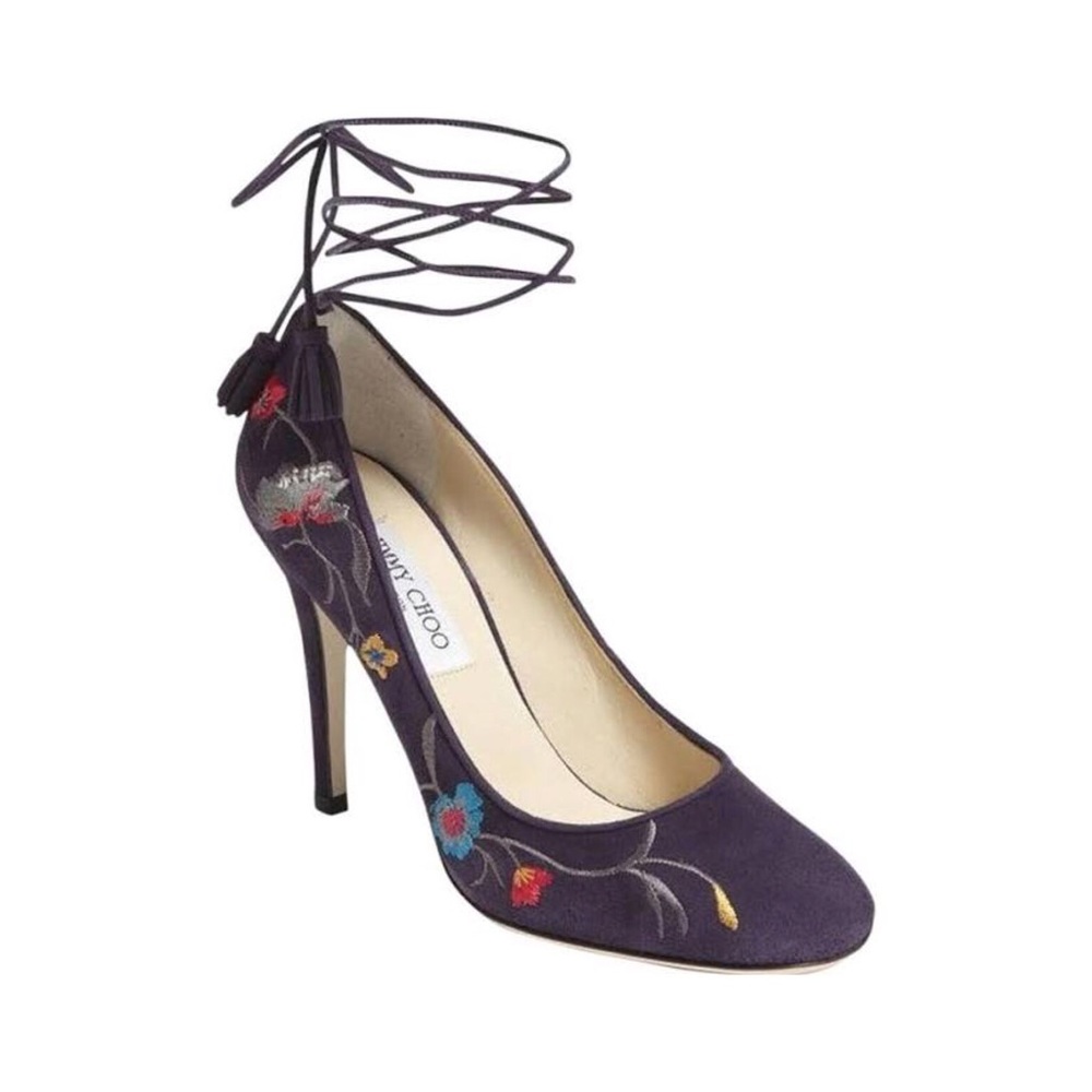 Vintage Jimmy Choo embroidered Chelan pumps size 6