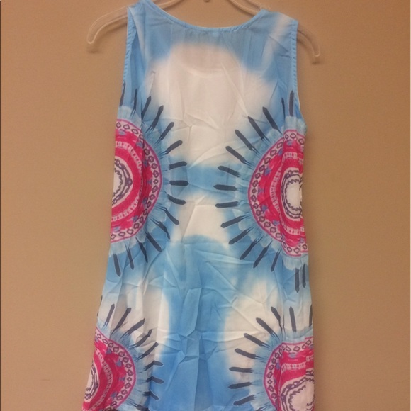 Casual Sleeveless Women's Sundress- beach cover up - Picture 4 of 5