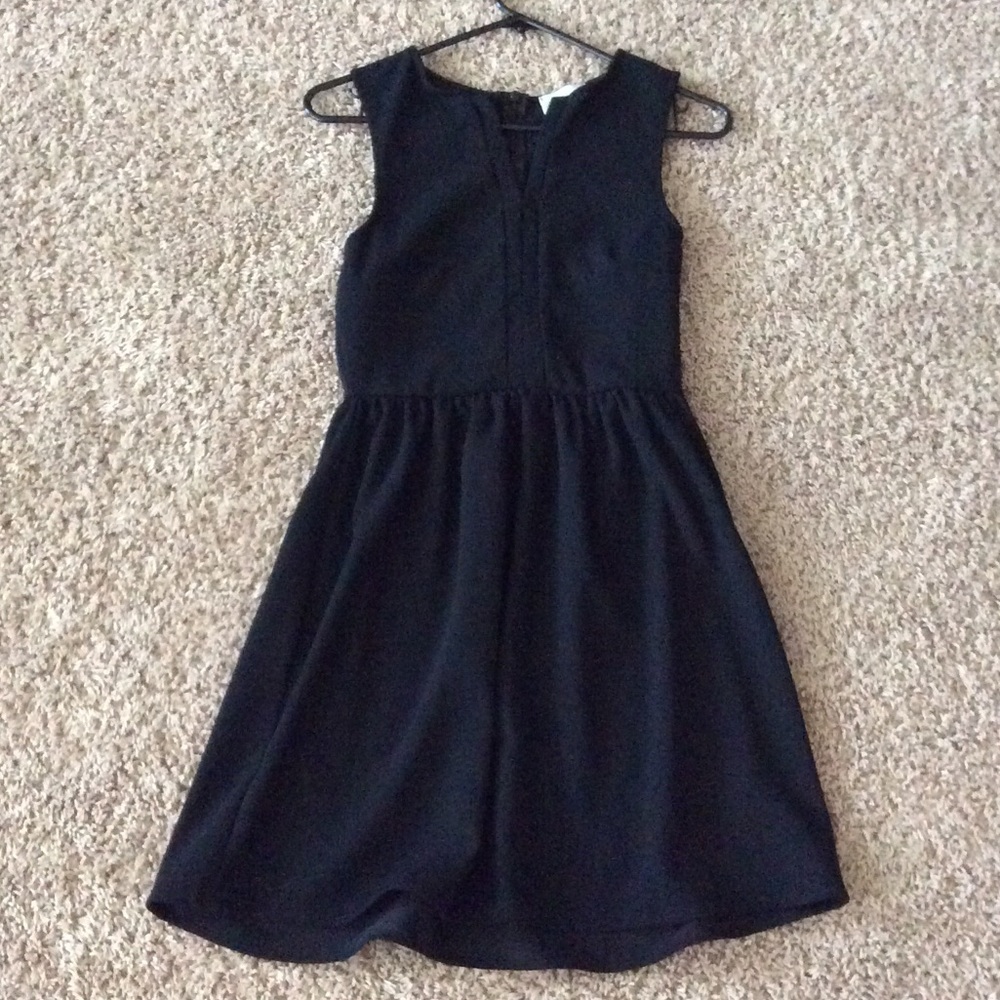 Flare Black Dress