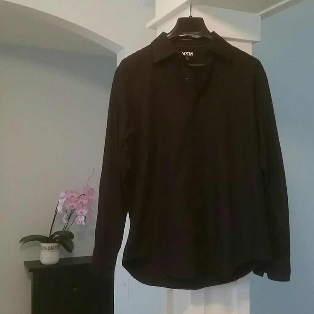 Apt.9 Black Button Down